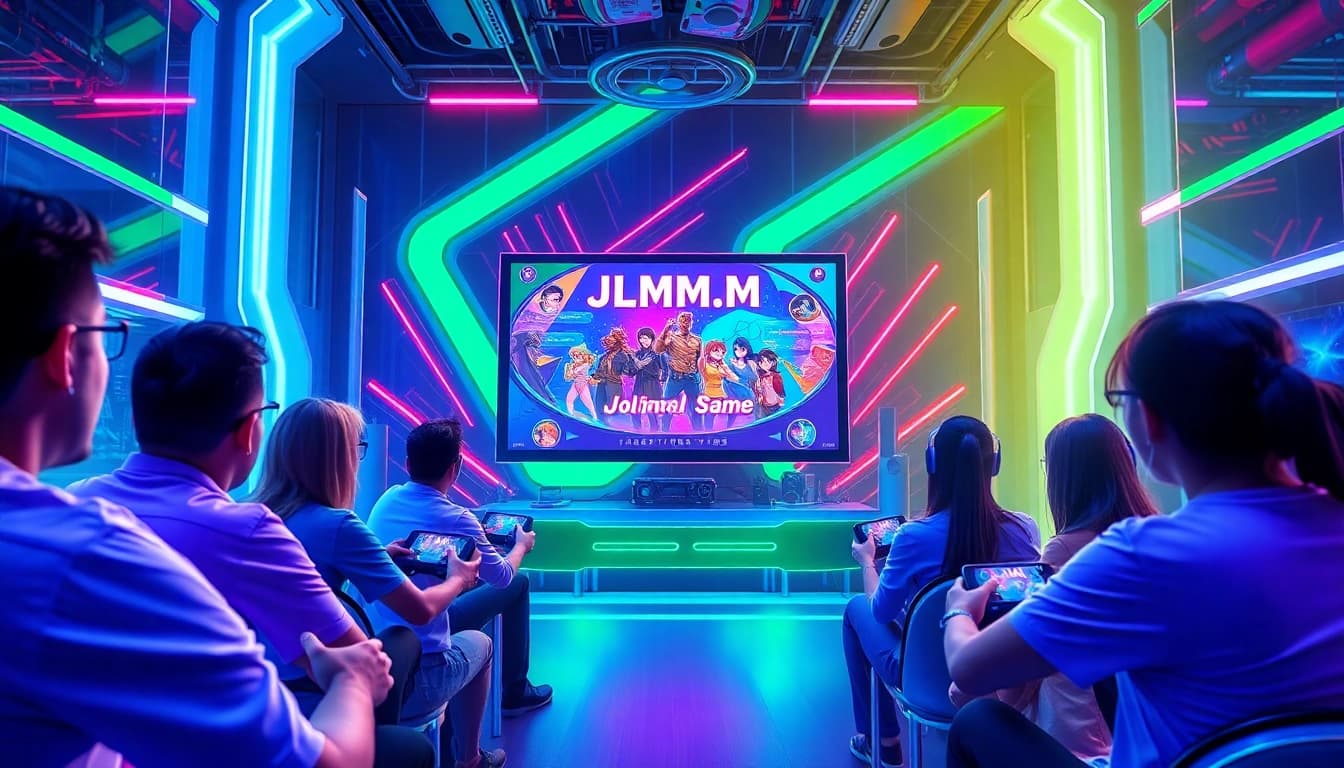 Experience the immersive JLMMM Game with engaging graphics and dynamic gaming elements.