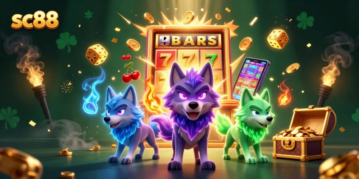 Experience the thrill of sc88 with action-packed slot machines, ghostly wolves, and dynamic game elements.