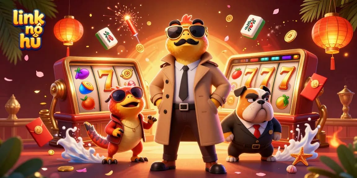 Engage in exciting gameplay at link nổ hũ with vibrant 3D slot elements and dynamic casino atmosphere.