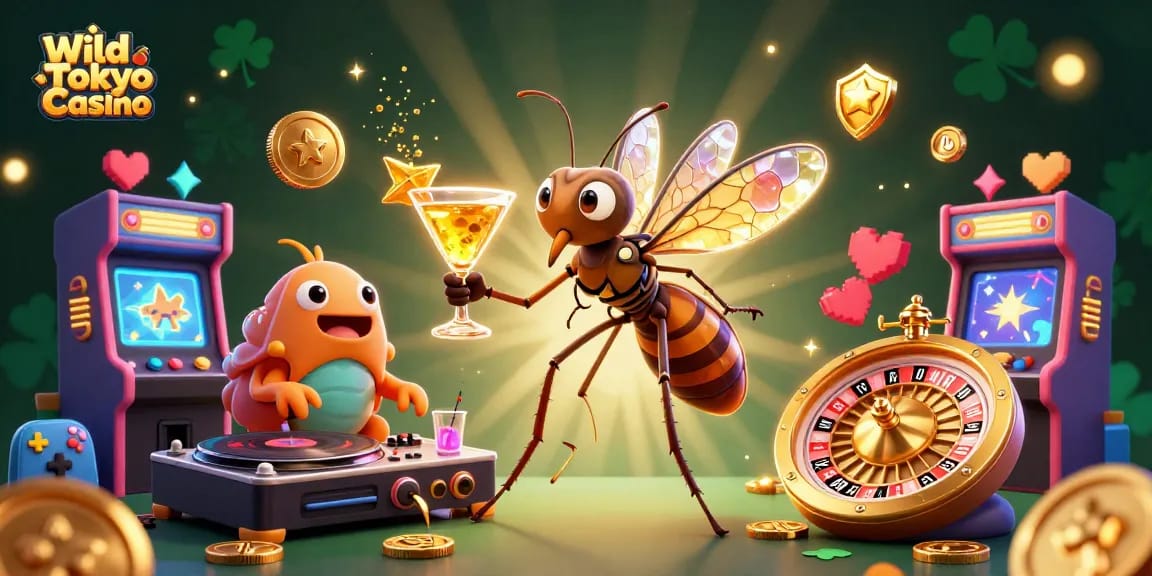 Vivi l'emozione del Wild Tokyo Casino con slot, giochi e atmosfera neon.