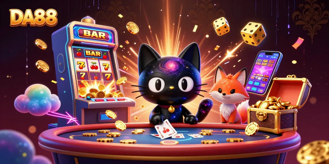 Engage with thrilling casino adventures at DA88 featuring vibrant characters and dynamic gaming action.
