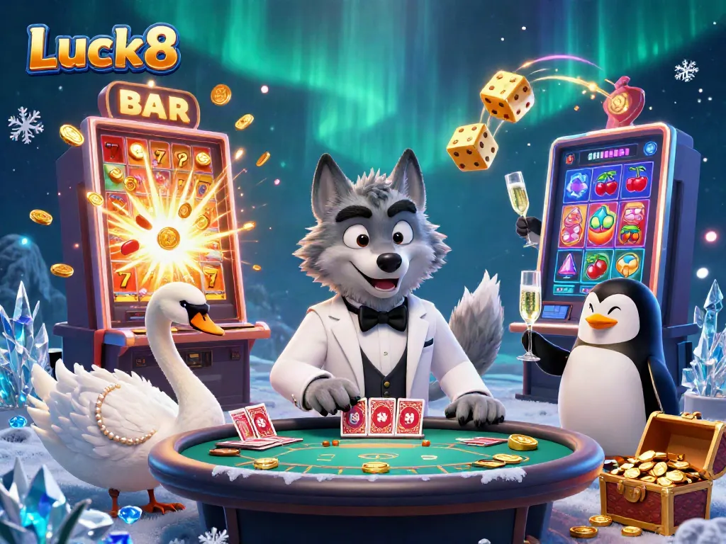 Experience the thrilling world of Luck8 with interactive casino games and vibrant visuals.