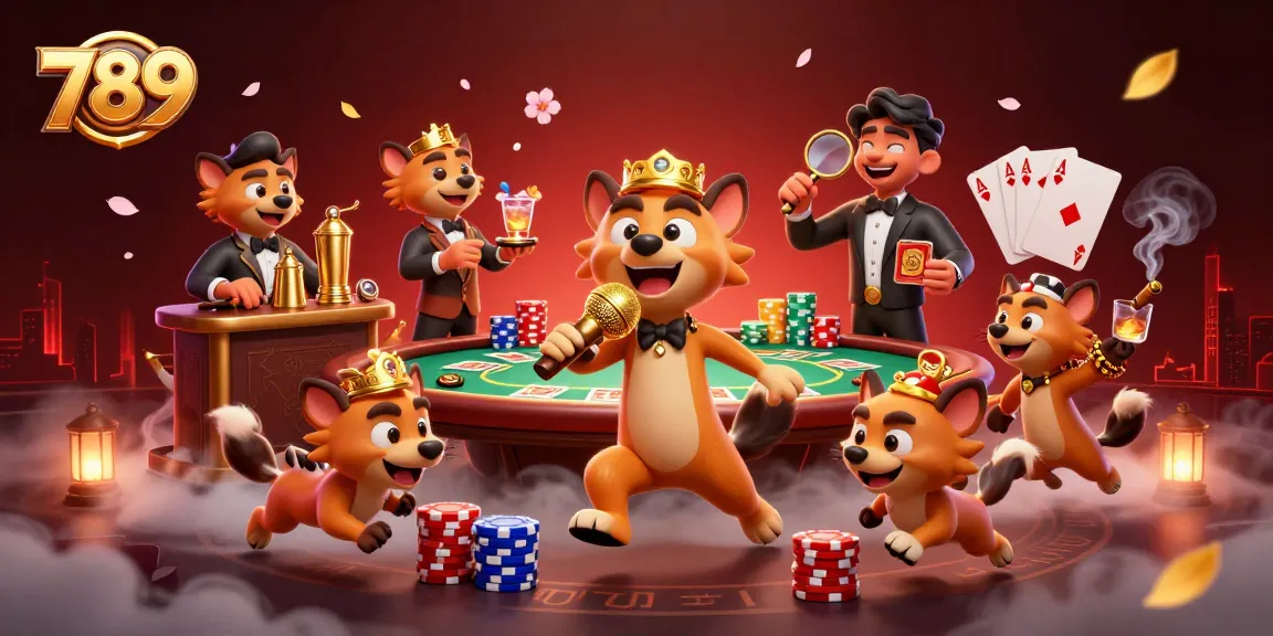 Participate in 789's thrilling comedy casino with hyena characters entertaining and challenging players.